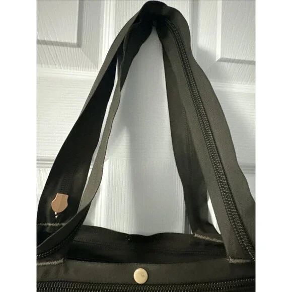Zip It Olive Green Tote Bag Zipper Reusable Eco Friendly Zip-it Recycleable GR68 - Picture 3 of 5